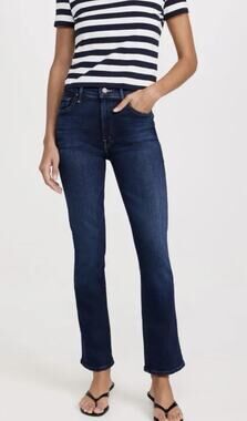 NWT Mother Denim Insider Ankle Jeans •23• Mind Games Dark Wash $278